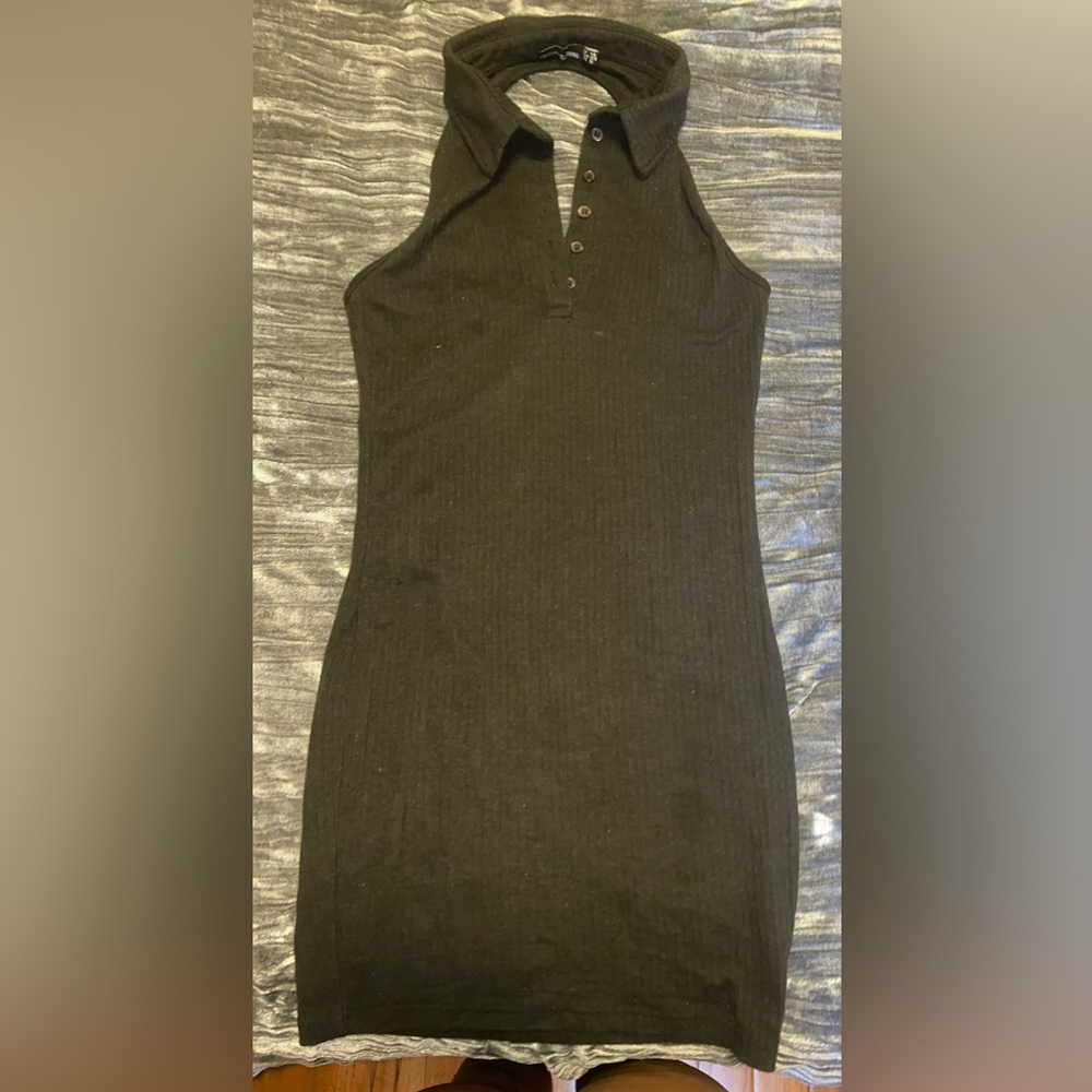 Black mini golf dress